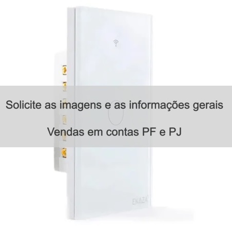 Interruptor T107-1 Tomada Touch 1 Botão Inteligente Wifi 21011