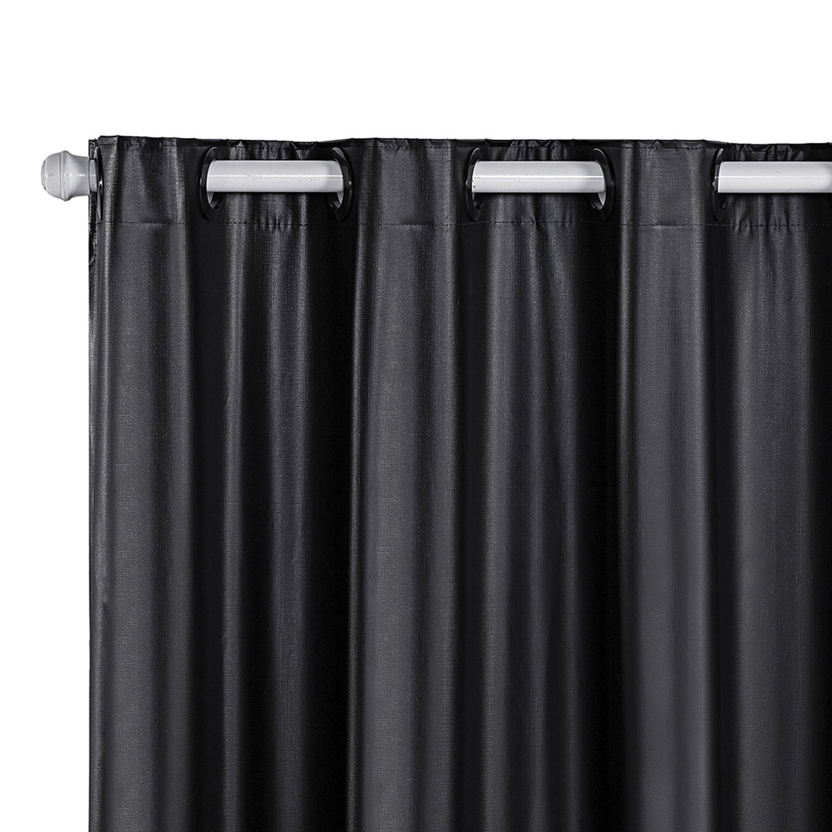 Cortina Blackout 50001preto PVC 2,20 m x 1,30 m – Preta 50001