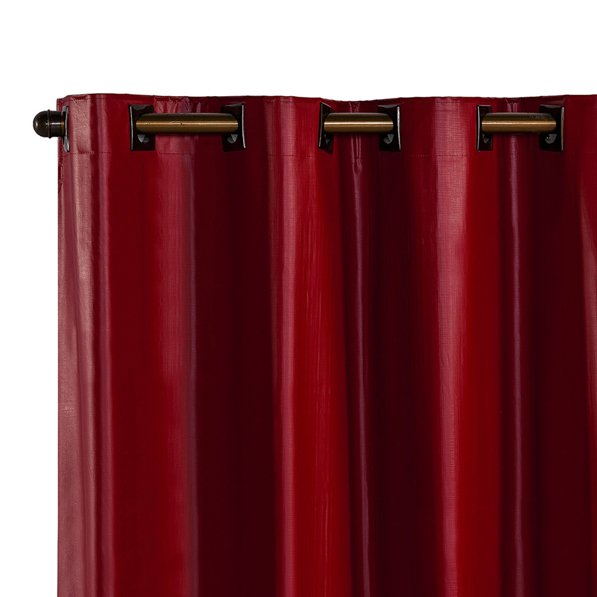 Cortina Blackout 50001vermelho PVC 2,20 m x 1,30 m – Vermelha 50001