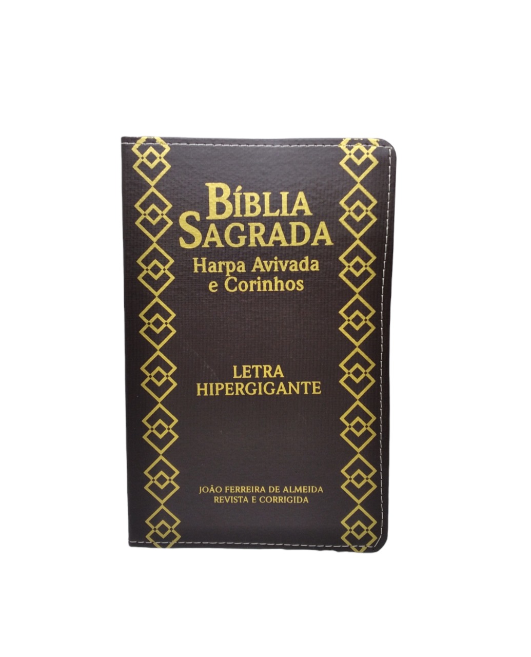 Biblia Hipergigante 32001marrom Capa Luxo e Indice SB Marrom 32001