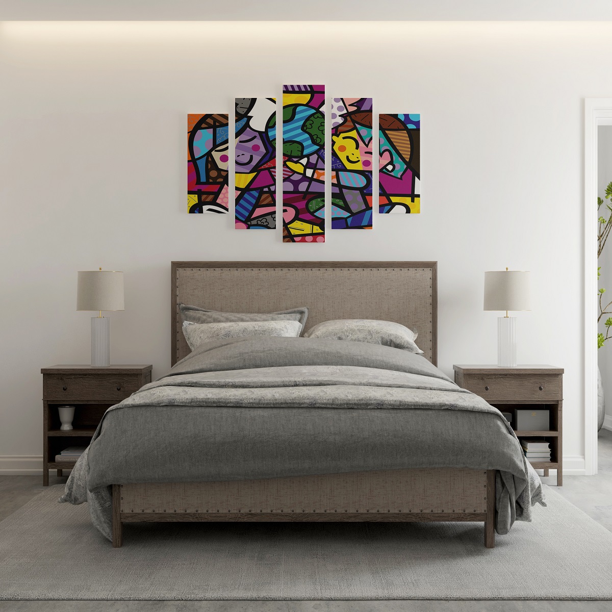 Quadro Decorativo 19001mod437 Mosaico 19001