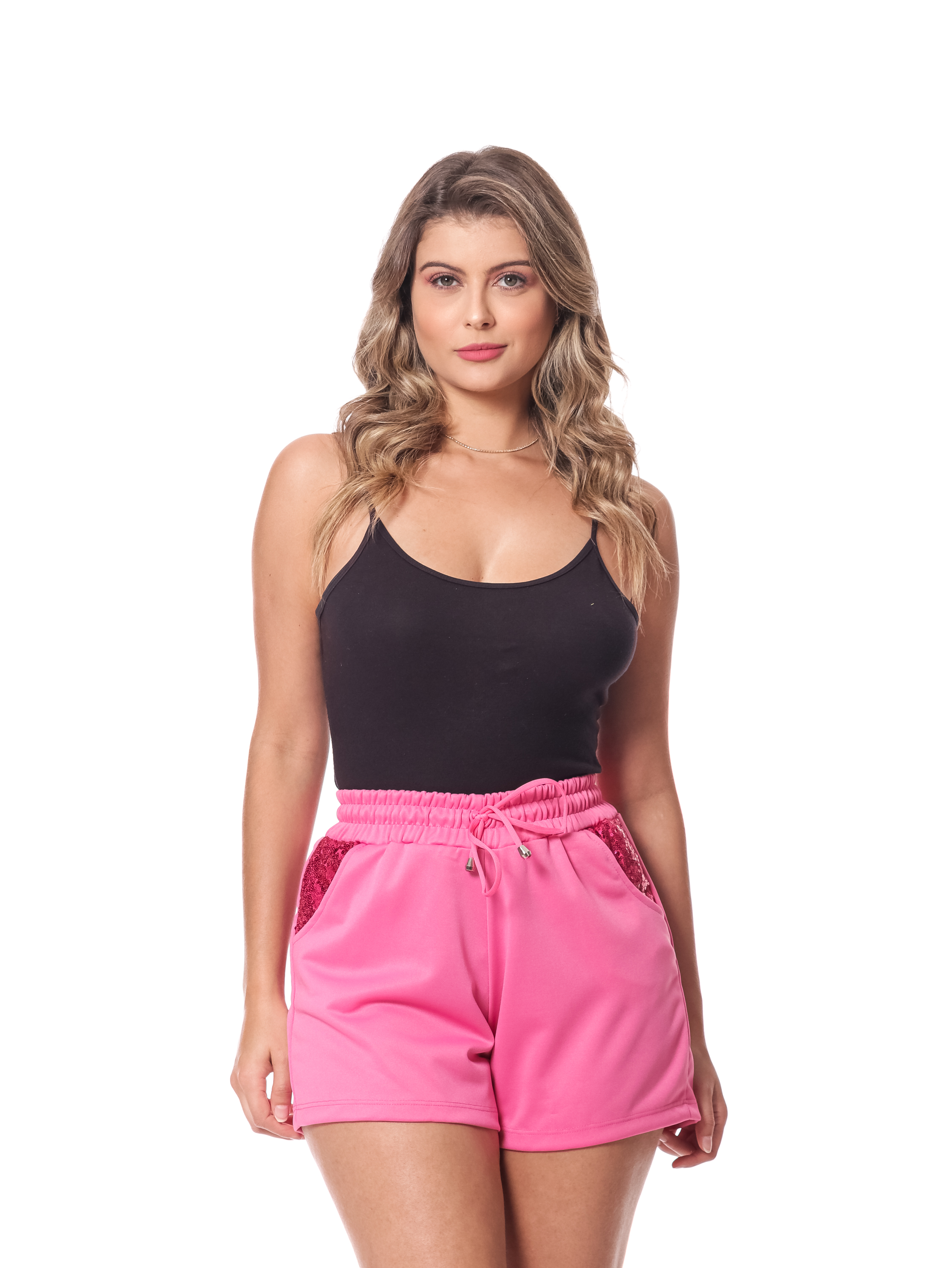 Shorts 16086pink ad Feminino 16086