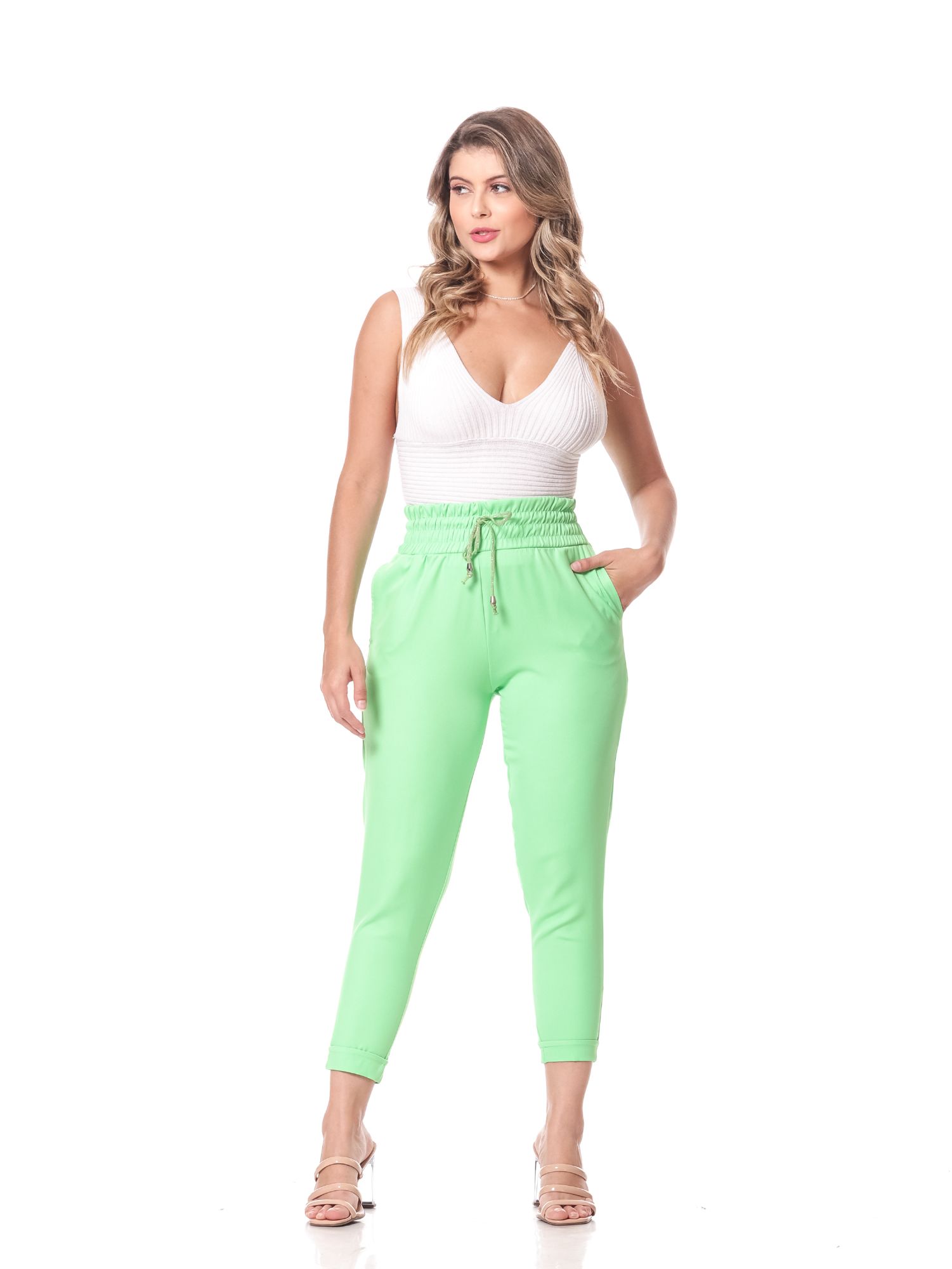 Calça 16079verdementa ad Feminino 16079