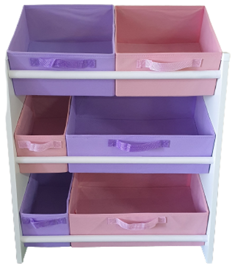 ORGANIZADOR FEMININO ROSA E LILAS (MÉDIO) 60x76x30 10010