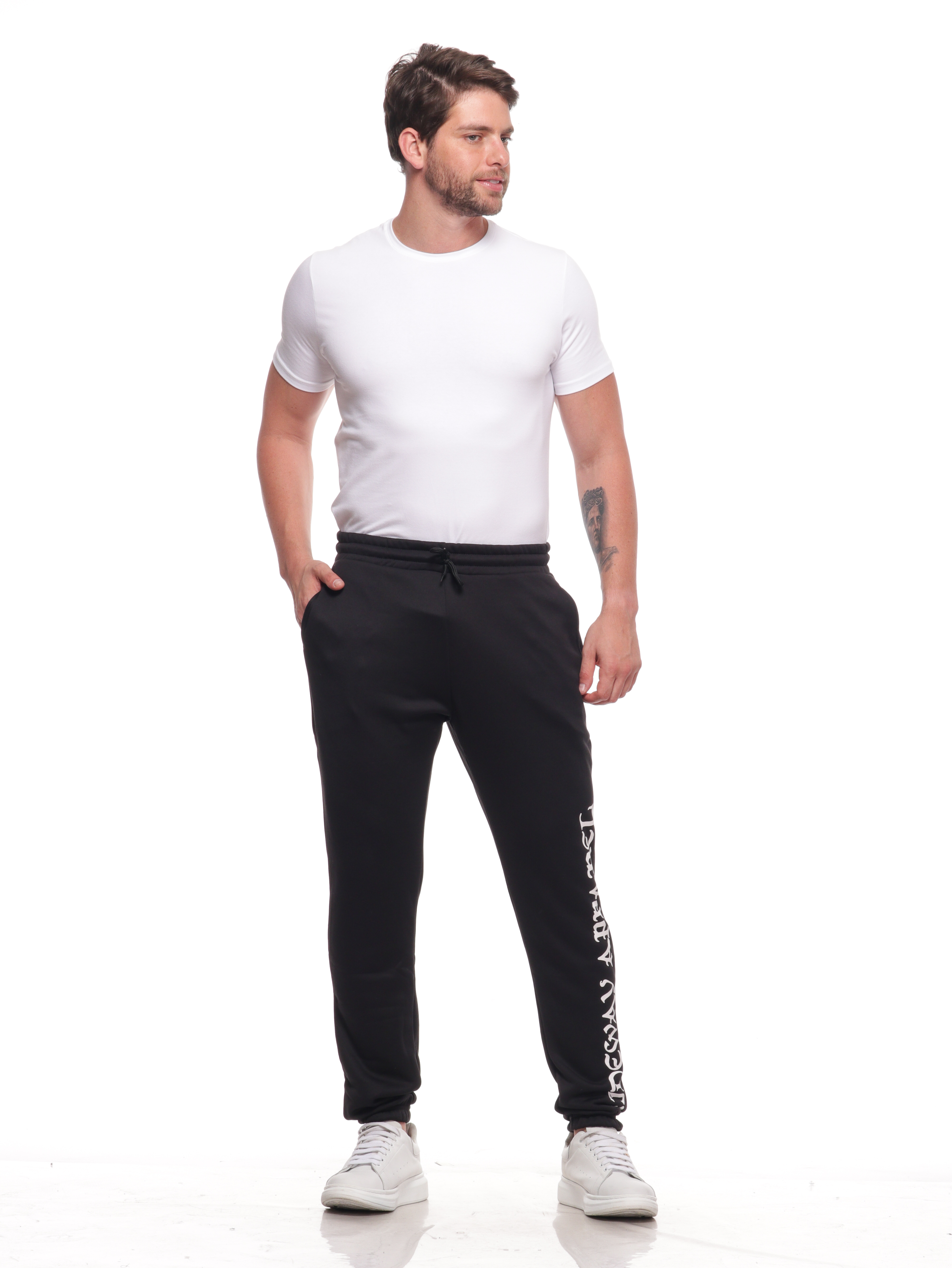 Calça Adulto 16135 Masculina Jogger Sport Preto 16135