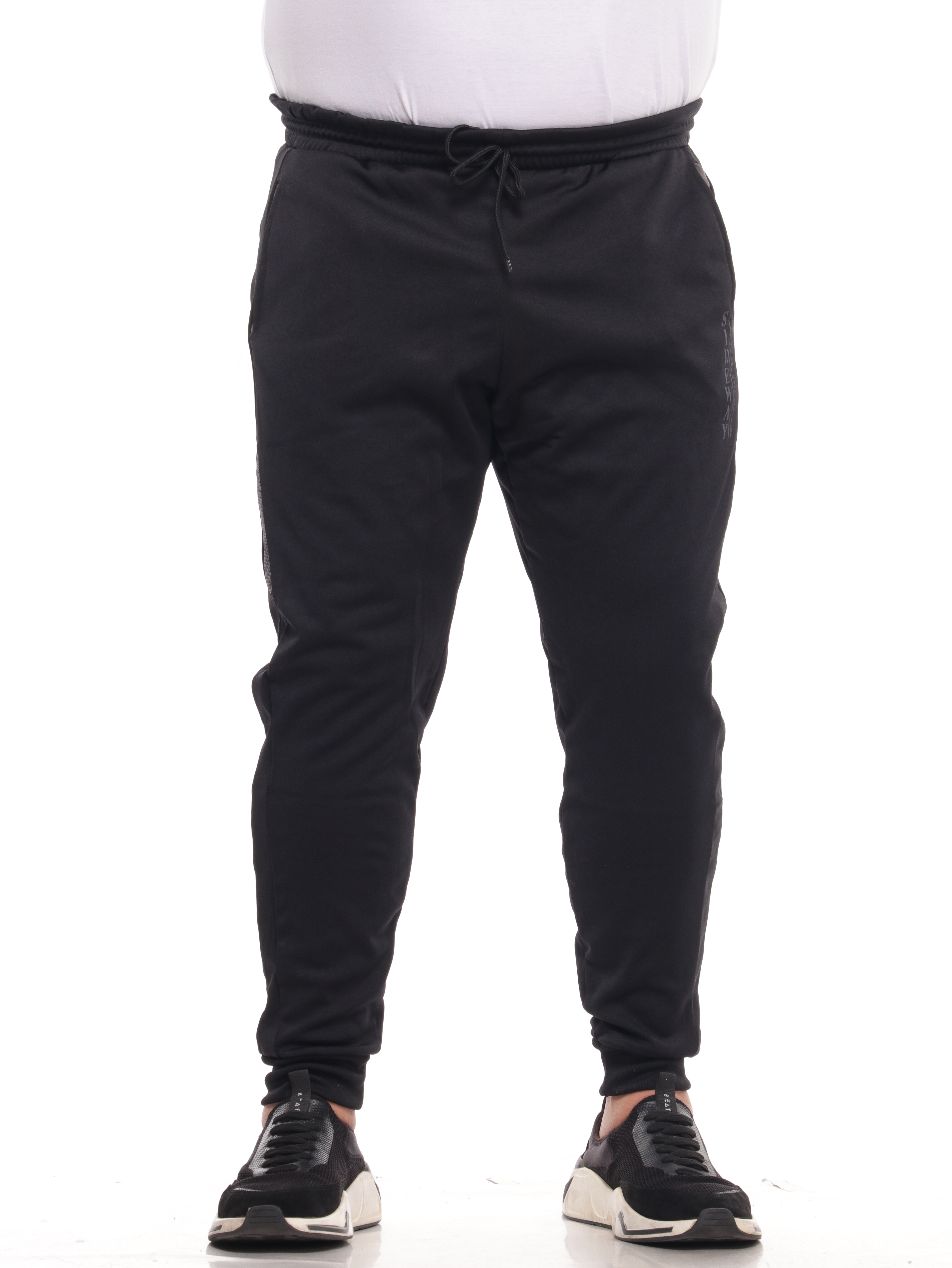 Calça Adulto 16147 Masculina Plus Size Preto 16147