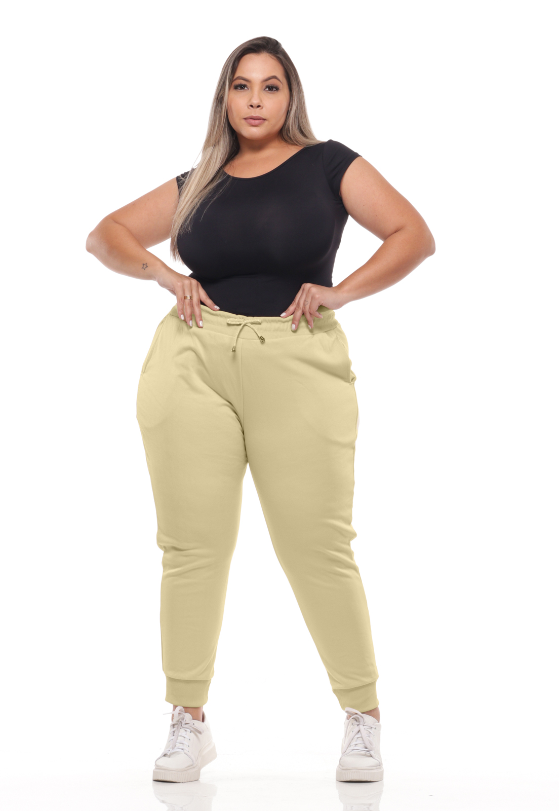 Calça 16150vanila ad Fem Jogger 16150