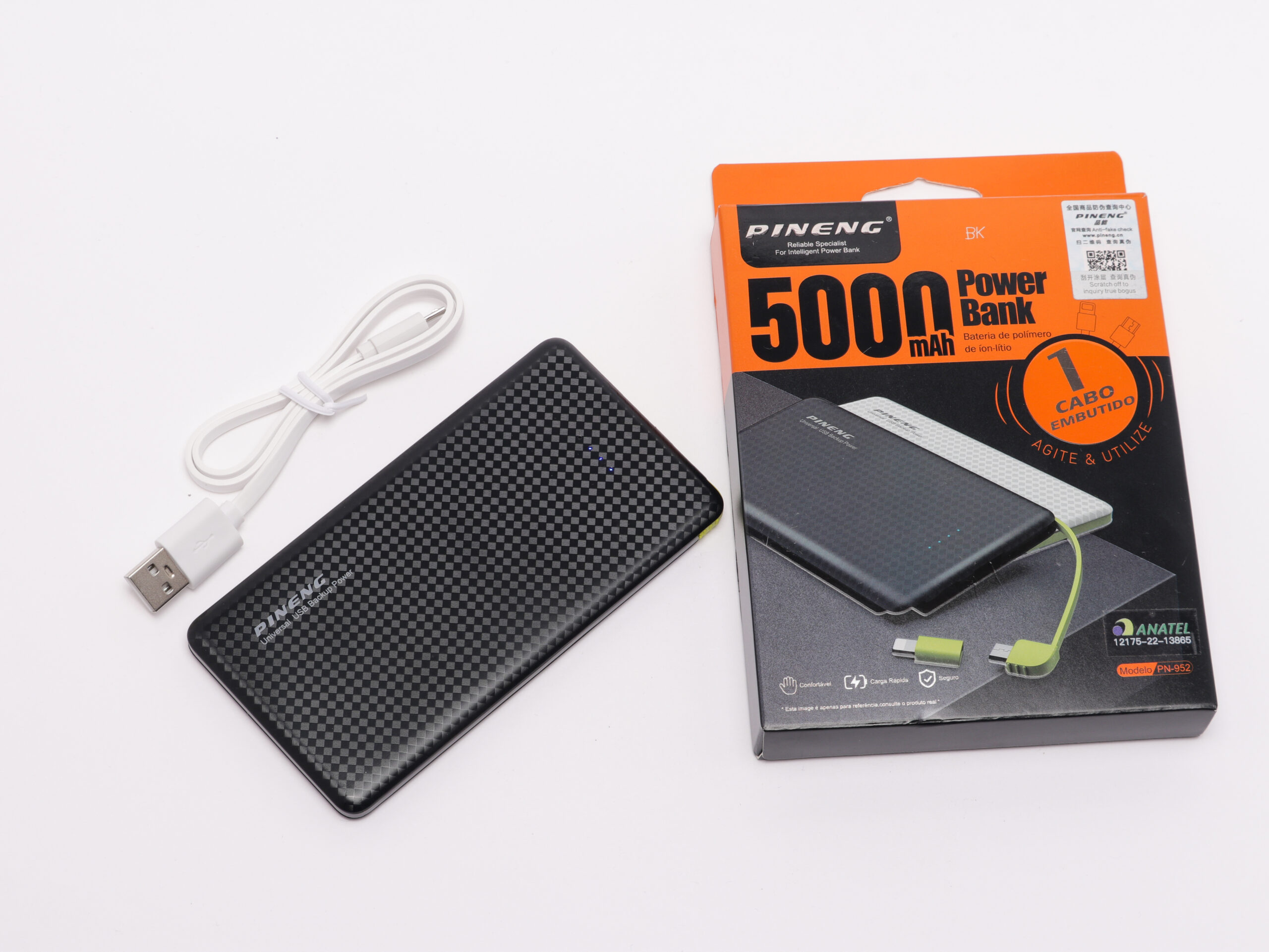 Carregador pn952power5000 carregador portatil 5000mAh 21029