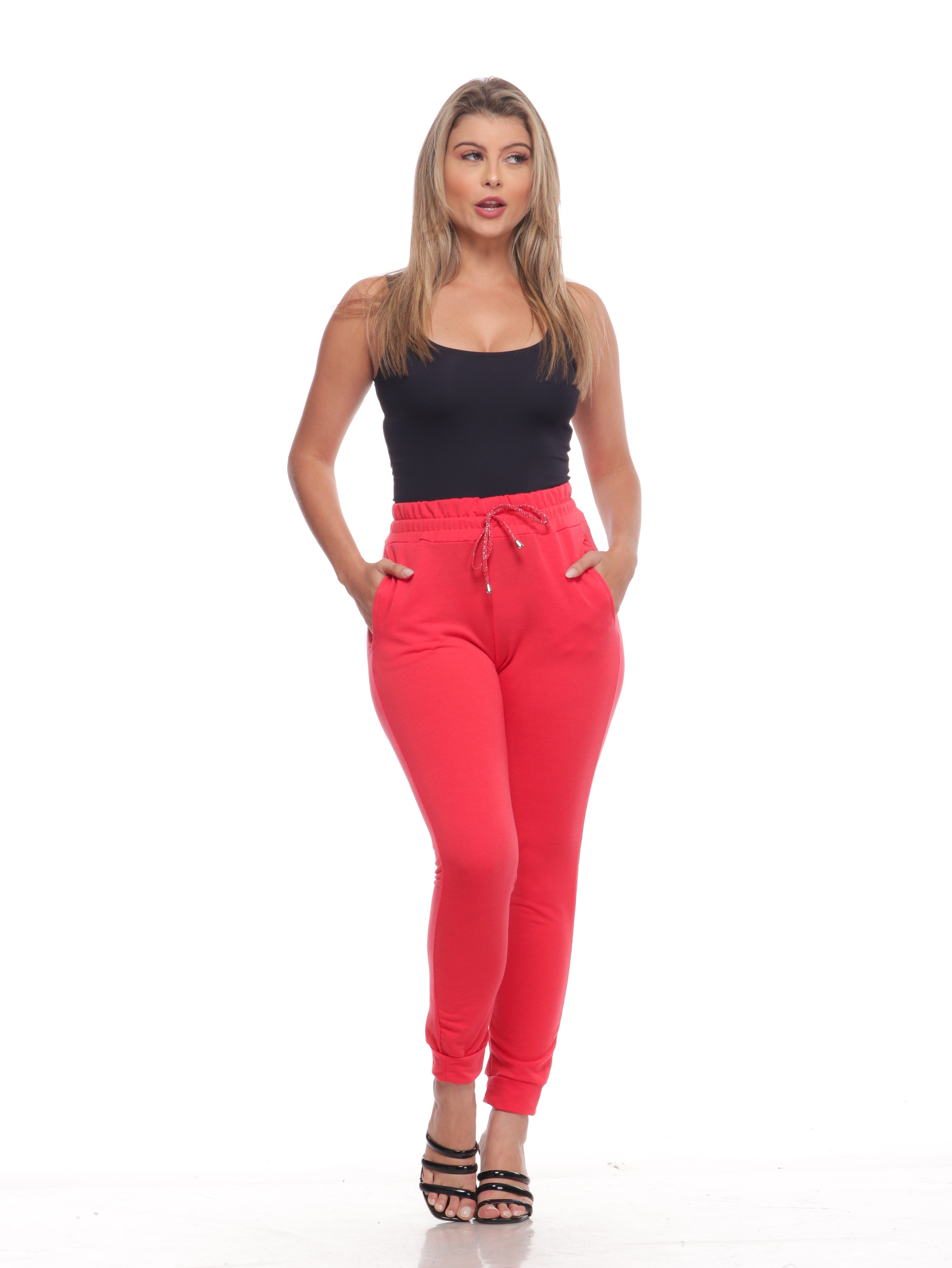 Calça 16051coral ad Fem Jogger 16051