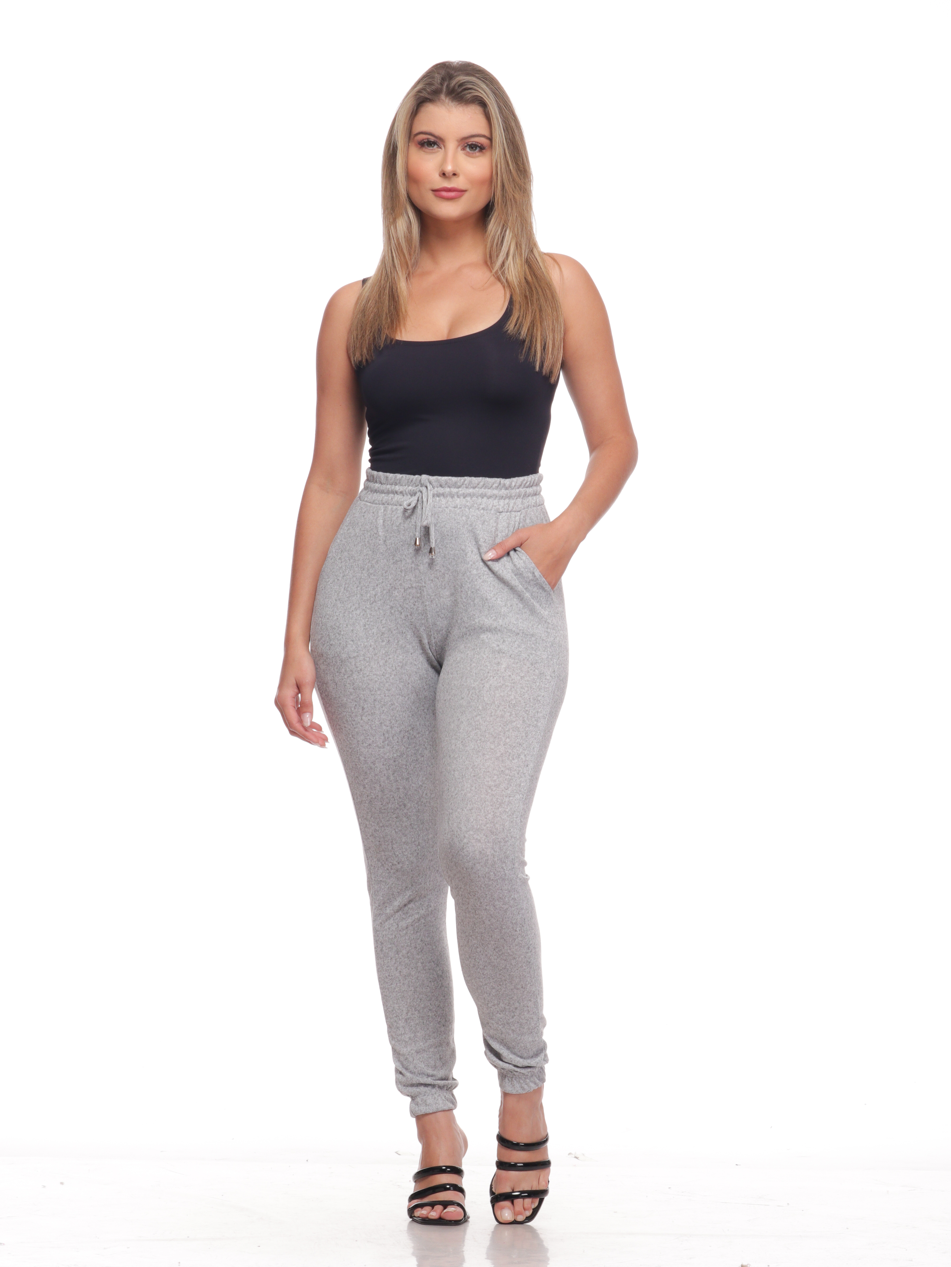 Calça 16129cinza ad Fem Jogger 16129