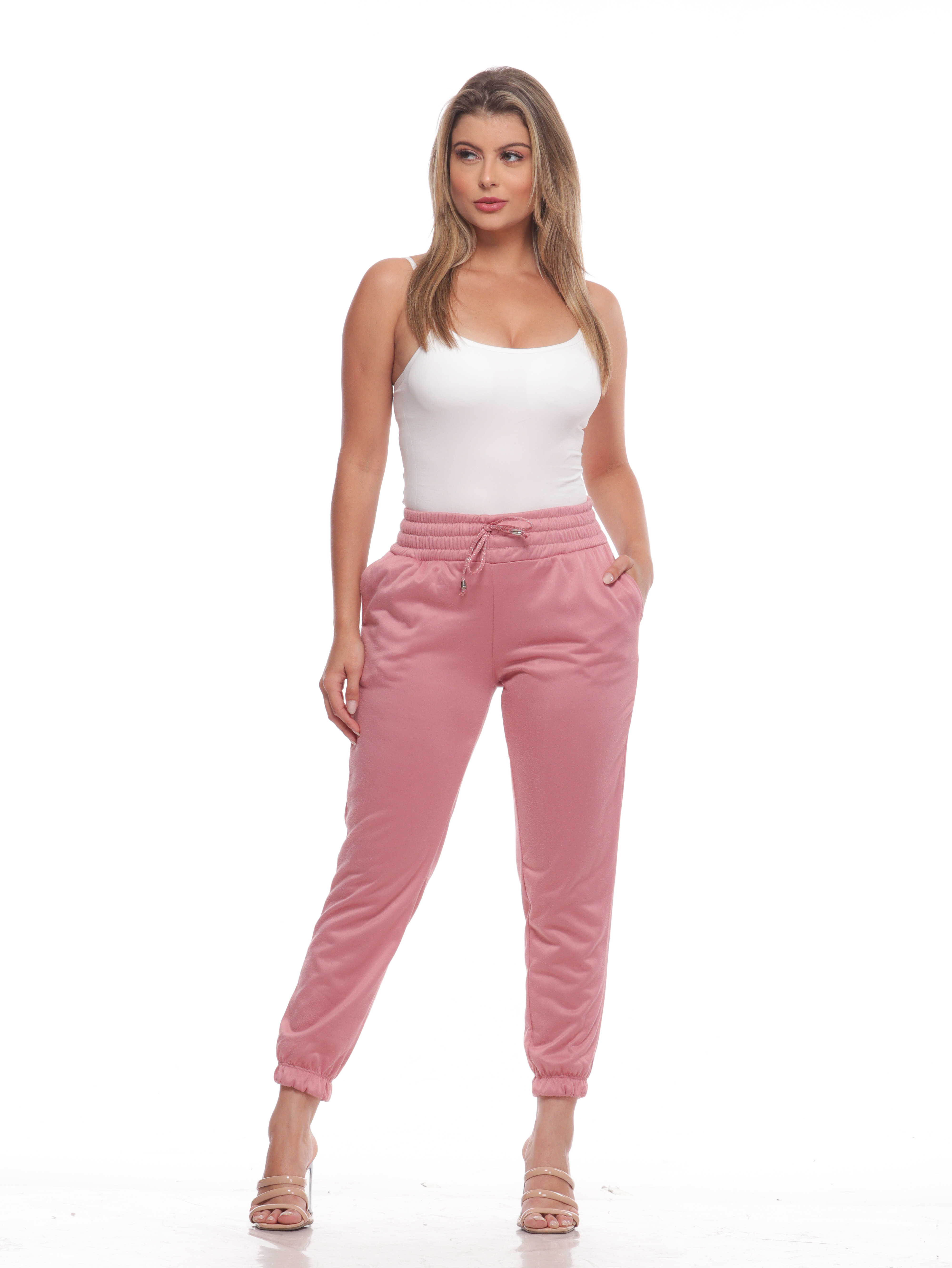 Calça 16132rose ad Fem Jogger Plush 16132