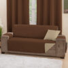 Protetor 62003kaquitabaco de Sofa Manu 3 Lugares Kaqui/Tabaco 62003