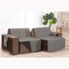Protetor 62001cinzapreto de Sofa Retratil Assento 2,40 m Cinza/Preto 62001 - Image 10