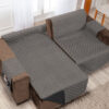 Protetor 62001cinzapreto de Sofa Retratil Assento 2,40 m Cinza/Preto 62001 - Image 3