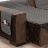 Protetor 62001cinzapreto de Sofa Retratil Assento 2,40 m Cinza/Preto 62001 - Image 6