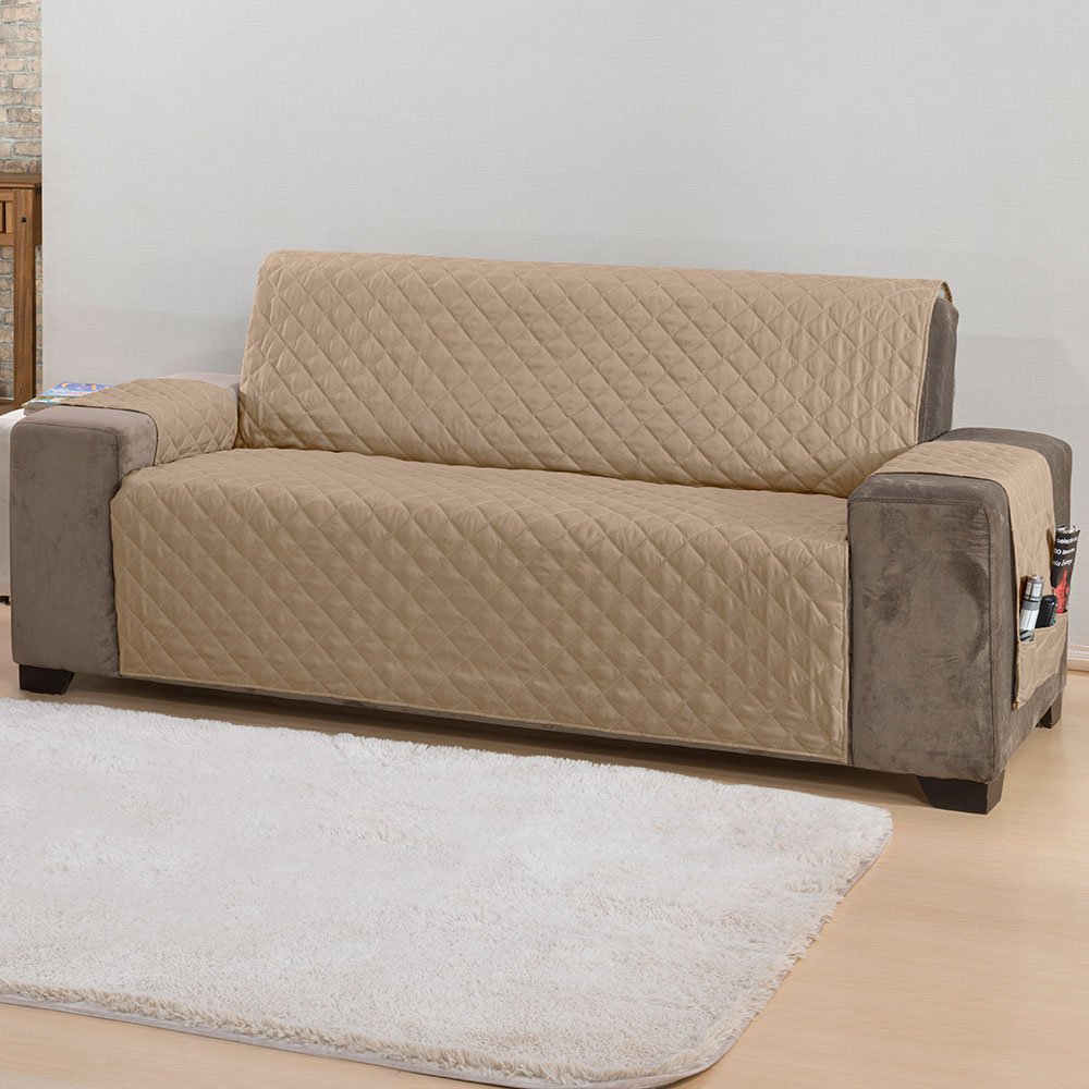 Protetor 62002caqui de Sofa Classic 3 Lugares Caqui 62002