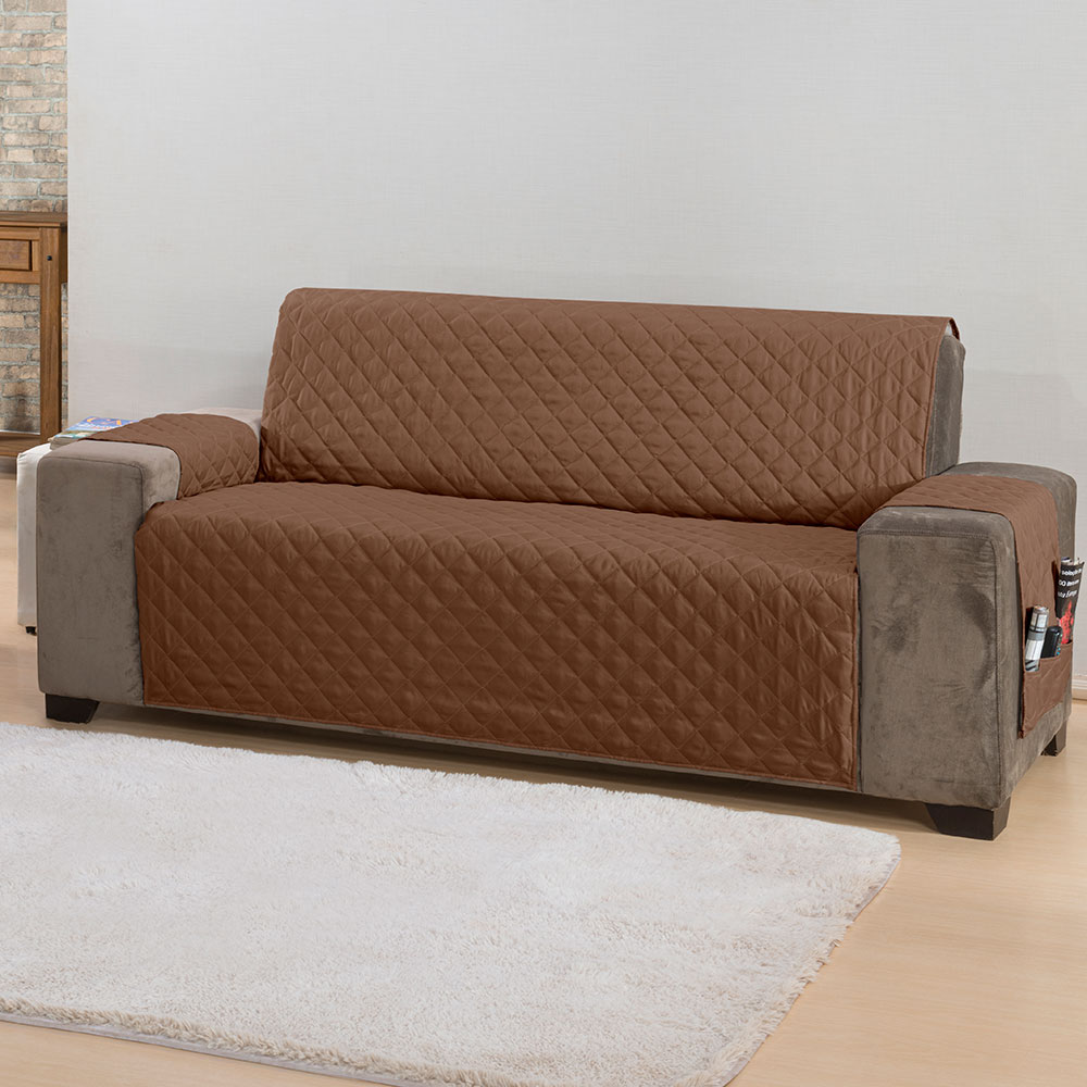 Protetor 62002tabaco de Sofa Classic 3 Lugares Tabaco 62002